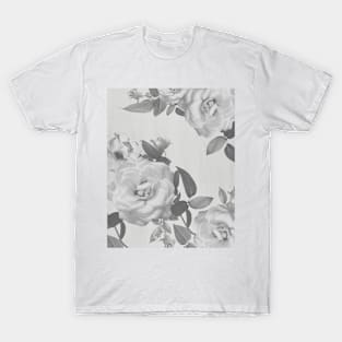 Roses print, flowers, modern print, plant T-Shirt